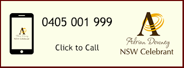 Click to Call NSW Celebrant on 0405001999